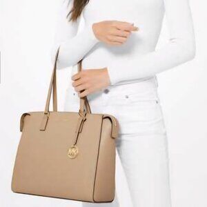Michael Kors Charlie Large Saffiano Leather Tote Bag